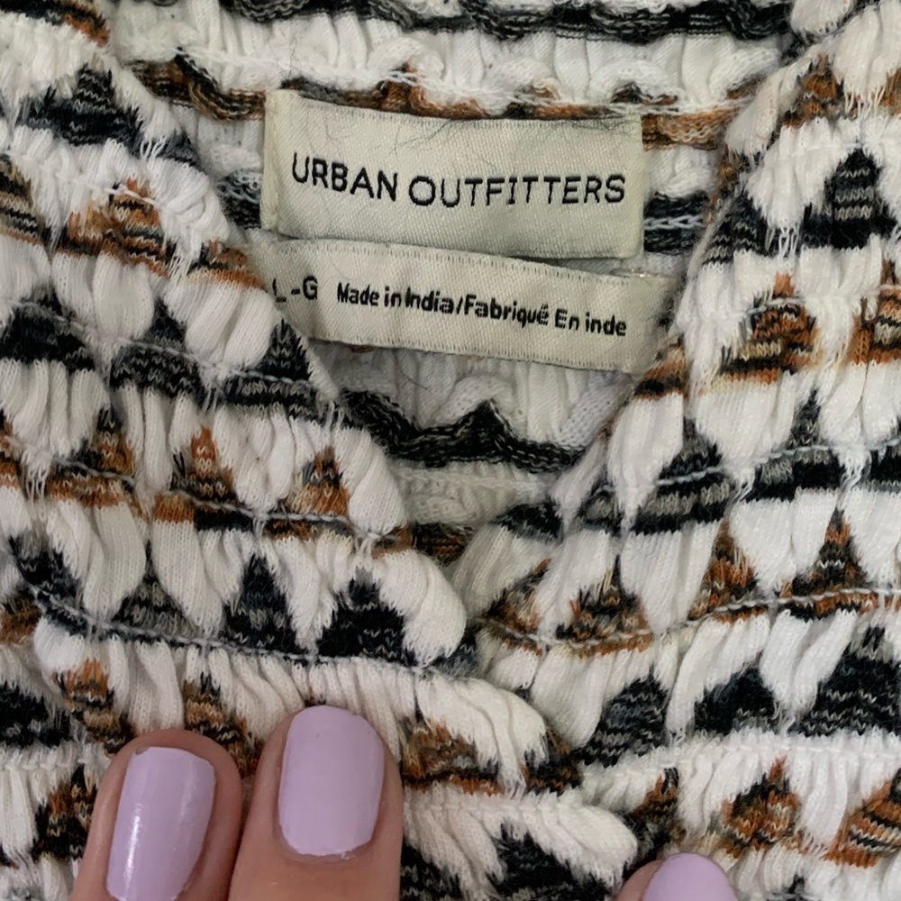 Urban Outfitters Striped Knit Crop Top
